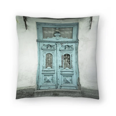 Blue Door By Tanya Shumkina Throw Pillow - Americanflat 4 Blue Door By Tanya Shumkina Throw Pillow - Americanflat - Image 4