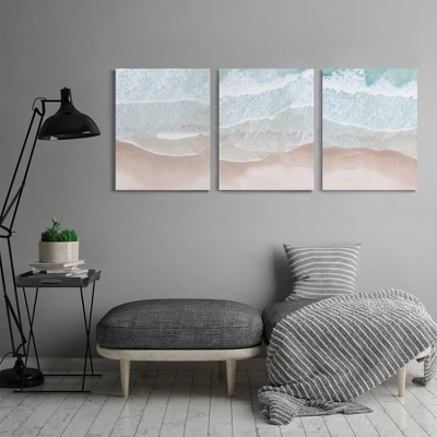 Americanflat Beach Bird's Eye By Sisi And Seb Triptych Wall Art - Set Of 3 Canvas Prints 2 Americanflat Beach Bird's Eye By Sisi And Seb Triptych Wall Art - Set Of 3 Canvas Prints - Image 2