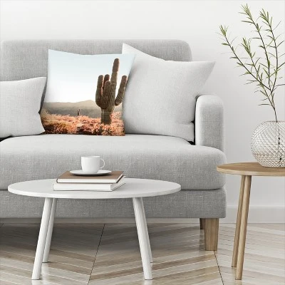 Arizona Cactus Print By Tanya Shumkina Throw Pillow - Americanflat 2 Arizona Cactus Print By Tanya Shumkina Throw Pillow - Americanflat - Image 2