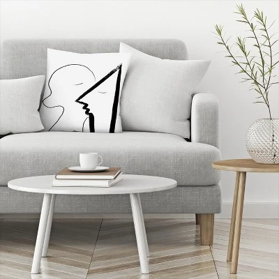 A Sweet Kiss By Atelier Posters Throw Pillow - Americanflat 2 A Sweet Kiss By Atelier Posters Throw Pillow - Americanflat - Image 2