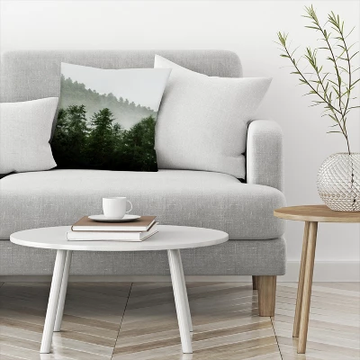 Green Forest By Tanya Shumkina Throw Pillow - Americanflat 2 Green Forest By Tanya Shumkina Throw Pillow - Americanflat - Image 2