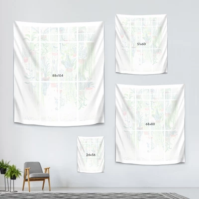 Americanflat Winter In Glasshouses 2 By David Fleck Wall Tapestry 3 Americanflat Winter In Glasshouses 2 By David Fleck Wall Tapestry - Image 3