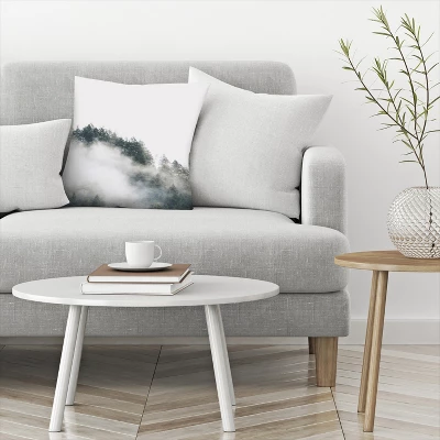 Mystery Woodland Photography By Tanya Shumkina Throw Pillow - Americanflat 2 Mystery Woodland Photography By Tanya Shumkina Throw Pillow - Americanflat - Image 2