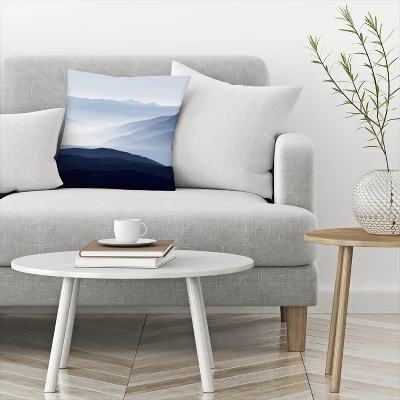 Nordic Fog Photo By Tanya Shumkina Throw Pillow - Americanflat 2 Nordic Fog Photo By Tanya Shumkina Throw Pillow - Americanflat - Image 2