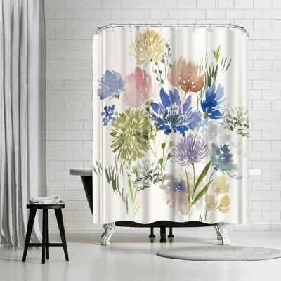 Americanflat 71X74 Coastal Shower Curtain By Pi Creative Art 5 Americanflat 71X74 Coastal Shower Curtain By Pi Creative Art - Image 5