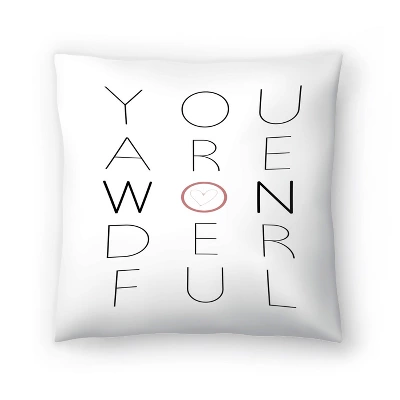You Are Wonderful By Tanya Shumkina Throw Pillow - Americanflat 6 You Are Wonderful By Tanya Shumkina Throw Pillow - Americanflat - Image 6