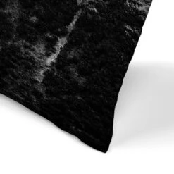 Black White Mountain Landscape By Tanya Shumkina Throw Pillow - Americanflat