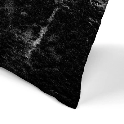 Black White Mountain Landscape By Tanya Shumkina Throw Pillow - Americanflat 1 Black White Mountain Landscape By Tanya Shumkina Throw Pillow - Americanflat