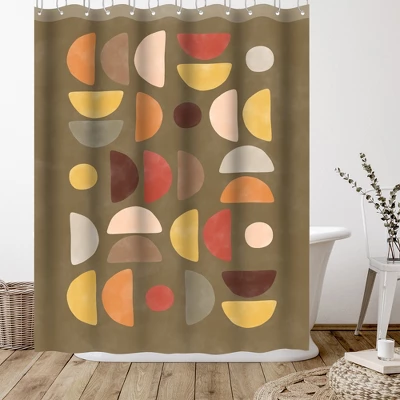 Americanflat 71X74 Abstract Shower Curtain By Pi Creative Art 2 Americanflat 71X74 Abstract Shower Curtain By Pi Creative Art - Image 2