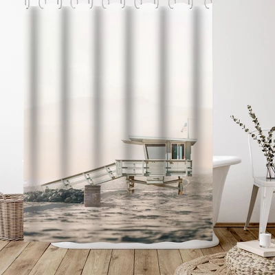 Americanflat 71" X 74" Shower Curtain By Artvir 2 Americanflat 71" X 74" Shower Curtain By Artvir - Image 2