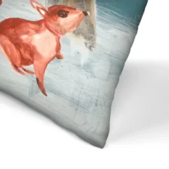 Forest Life I By Pi Holiday Collection - 20" X 14" Throw Pillow - Americanflat