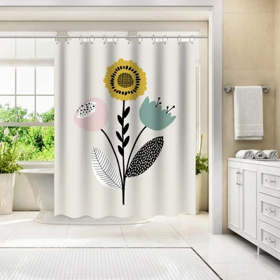 Americanflat 71" X 74" Shower Curtain By Nanamia Design 1 Americanflat 71" X 74" Shower Curtain By Nanamia Design