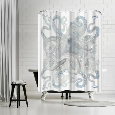 Americanflat 71X74 Coastal Shower Curtain By Pi Creative Art 8 Americanflat 71X74 Coastal Shower Curtain By Pi Creative Art - Image 8