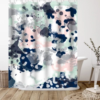 Americanflat 71" X 74" Shower Curtain Style 6 By Charlotte Winter 2 Americanflat 71" X 74" Shower Curtain Style 6 By Charlotte Winter - Image 2