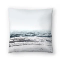 Turquoise Ocean Waves By Tanya Shumkina Throw Pillow - Americanflat -Americanflat GUEST 678bc155 fbb9 41c7 beca e549e5add05e