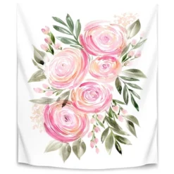 Watercolor Ranunculus In Pink By Blursbyai Wall Tapestry - Americanflat 7 Watercolor Ranunculus In Pink By Blursbyai Wall Tapestry - Americanflat -Americanflat GUEST 692c8cf7 656a 4dd2 a44c c959fe10189f