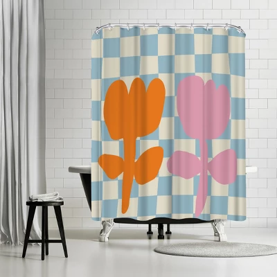 Americanflat 71x74 Floral & Botanical Shower Curtain By Miho Art Studio 5 Americanflat 71x74 Floral & Botanical Shower Curtain By Miho Art Studio - Image 5
