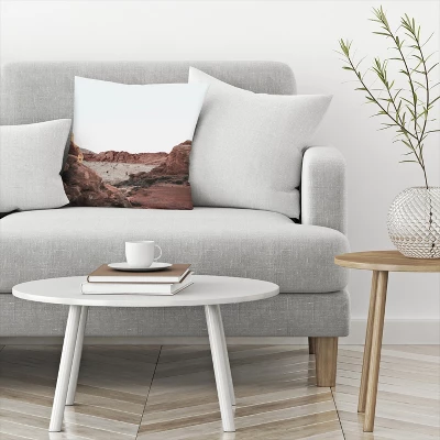 Desert Mesa By Tanya Shumkina Throw Pillow - Americanflat 2 Desert Mesa By Tanya Shumkina Throw Pillow - Americanflat - Image 2