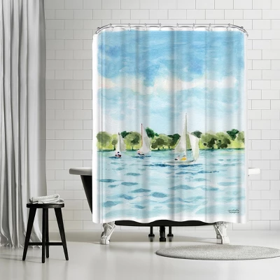 Americanflat 71" X 74" Shower Curtain By Michelle Mospens 6 Americanflat 71" X 74" Shower Curtain By Michelle Mospens - Image 6