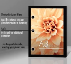 Americanflat Poster Frame With Plexiglass - Available In A Variety Of Sizes And Styles