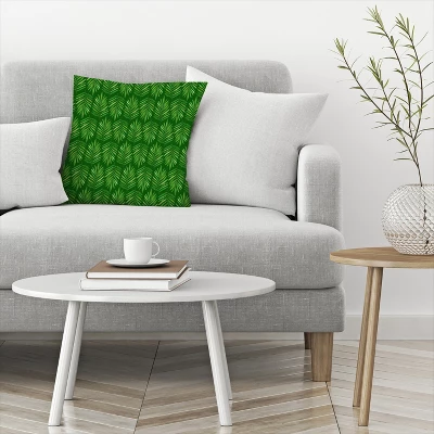 Bali Palm Frnds By Modern Tropical Throw Pillow - Americanflat 2 Bali Palm Frnds By Modern Tropical Throw Pillow - Americanflat - Image 2