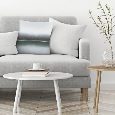 Winter Lake By Tanya Shumkina Throw Pillow - Americanflat 2 Winter Lake By Tanya Shumkina Throw Pillow - Americanflat - Image 2