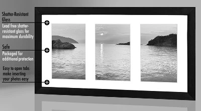 Americanflat Collage Picture Frame With Tempered Shatter-resistant Glass - Available In A Variety Of Sizes And Colors 3 Americanflat Collage Picture Frame With Tempered Shatter-resistant Glass - Available In A Variety Of Sizes And Colors - Image 3