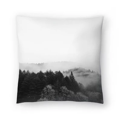 Black And White Foggy Nature By Tanya Shumkina Throw Pillow - Americanflat 5 Black And White Foggy Nature By Tanya Shumkina Throw Pillow - Americanflat - Image 5