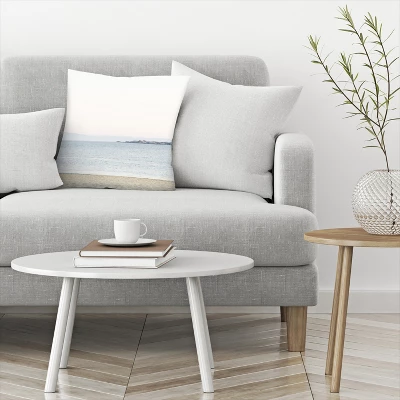 Beach Sunset By Tanya Shumkina Throw Pillow - Americanflat 2 Beach Sunset By Tanya Shumkina Throw Pillow - Americanflat - Image 2