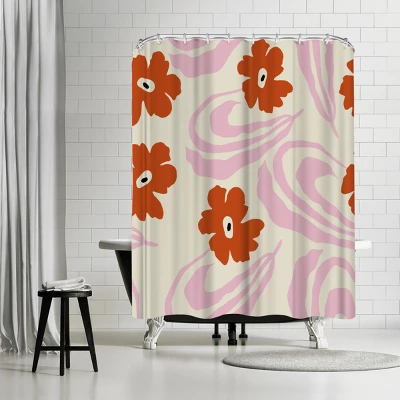 Americanflat 71x74 Floral & Botanical Shower Curtain By Miho Art Studio 7 Americanflat 71x74 Floral & Botanical Shower Curtain By Miho Art Studio - Image 7