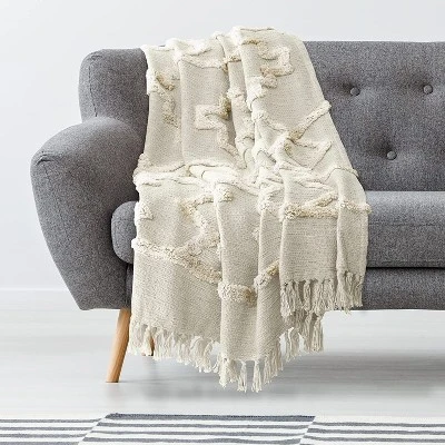 Americanflat 100% Cotton Boho Throw Blanket - All Seasons Lightweight Cozy Soft Blankets & Throws For Bed And Sofa - 100% Cotton With Fringe 4 Americanflat 100% Cotton Boho Throw Blanket - All Seasons Lightweight Cozy Soft Blankets & Throws For Bed And Sofa - 100% Cotton With Fringe - Image 4