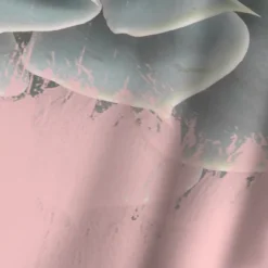 Americanflat Pink On Succulent By Emanuela Carratoni Blackout Rod Pocket Single Curtain Panel 50x84