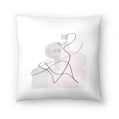 Line On Art By Tanya Shumkina Throw Pillow - Americanflat 4 Line On Art By Tanya Shumkina Throw Pillow - Americanflat - Image 4