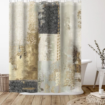 Americanflat 71" X 74" Shower Curtain Style 9 By PI Creative Art - Available In Variety Of Styles 2 Americanflat 71" X 74" Shower Curtain Style 9 By PI Creative Art - Available In Variety Of Styles - Image 2
