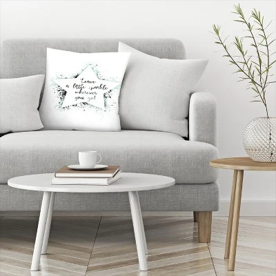 Leave A Sparcle By Tanya Shumkina Throw Pillow - Americanflat 2 Leave A Sparcle By Tanya Shumkina Throw Pillow - Americanflat - Image 2