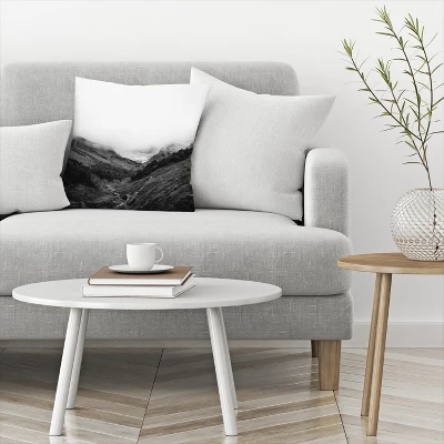 Nordic Forest Scenery By Tanya Shumkina Throw Pillow - Americanflat 2 Nordic Forest Scenery By Tanya Shumkina Throw Pillow - Americanflat - Image 2