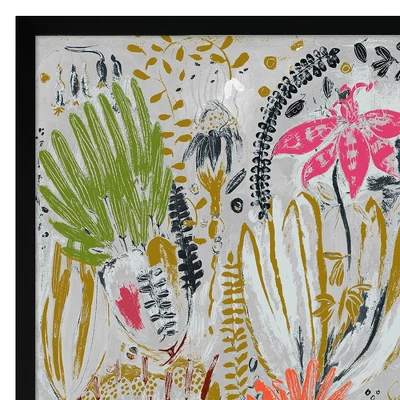 Americanflat 2 Piece 16x20 Wrapped Canvas Set - Tropical Blooms By PI Creative Art - Botanical Wall Art 3 Americanflat 2 Piece 16x20 Wrapped Canvas Set - Tropical Blooms By PI Creative Art - Botanical Wall Art - Image 3