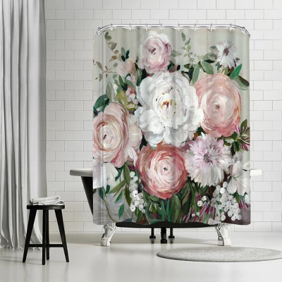 Americanflat 71X74 Abstract Shower Curtain By The Print Republic 9 Americanflat 71X74 Abstract Shower Curtain By The Print Republic - Image 9