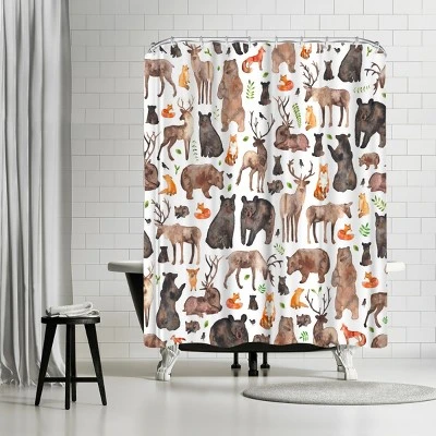 Americanflat 71" X 74" Shower Curtain Style 2 By Elena O'Neill 6 Americanflat 71" X 74" Shower Curtain Style 2 By Elena O'Neill - Image 6