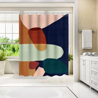 Americanflat 71" X 74" Shower Curtain Style 6 By PI Creative Art - Available In Variety Of Styles 1 Americanflat 71" X 74" Shower Curtain Style 6 By PI Creative Art - Available In Variety Of Styles