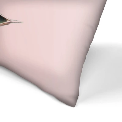 Suculent On Pink By Tanya Shumkina Throw Pillow - Americanflat 1 Suculent On Pink By Tanya Shumkina Throw Pillow - Americanflat