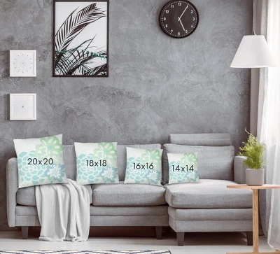 Coastal Floral By Modern Tropical Throw Pillow - Americanflat 3 Coastal Floral By Modern Tropical Throw Pillow - Americanflat - Image 3