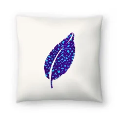 Indigo Leaf By Modern Tropical Throw Pillow - Americanflat -Americanflat GUEST 91359c2b e6eb 48fa b4fa 47fead04bedf