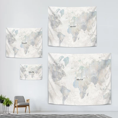 Americanflat Celestial Map By PI Creative Art Wall Tapestry 2 Americanflat Celestial Map By PI Creative Art Wall Tapestry - Image 2
