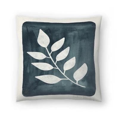 Americanflat Branch Blue Throw Pillow By Pauline Stanley 3 Americanflat Branch Blue Throw Pillow By Pauline Stanley - Image 3