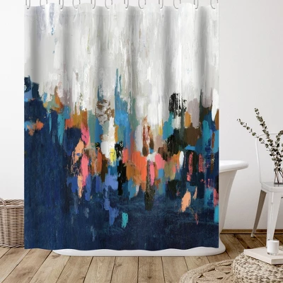 Americanflat 71" X 74" Shower Curtain Style 10 By PI Creative Art - Available In Variety Of Styles 2 Americanflat 71" X 74" Shower Curtain Style 10 By PI Creative Art - Available In Variety Of Styles - Image 2