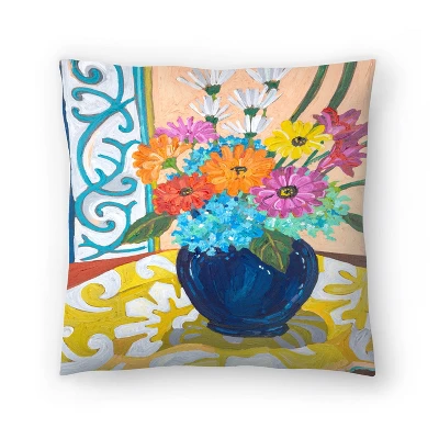 Cobalt Vase Throw Pillow By Mandy Buchanan - Americanflat 4 Cobalt Vase Throw Pillow By Mandy Buchanan - Americanflat - Image 4