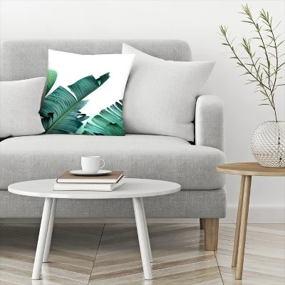 Banana Leaf By Tanya Shumkina Throw Pillow - Americanflat 2 Banana Leaf By Tanya Shumkina Throw Pillow - Americanflat - Image 2