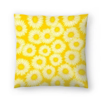 Summer Sunflowers By Modern Tropical Throw Pillow - Americanflat 4 Summer Sunflowers By Modern Tropical Throw Pillow - Americanflat - Image 4