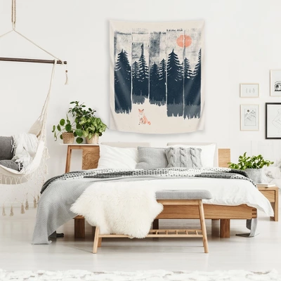 Americanflat A Fox In The Wild By NDTank Wall Tapestry 1 Americanflat A Fox In The Wild By NDTank Wall Tapestry